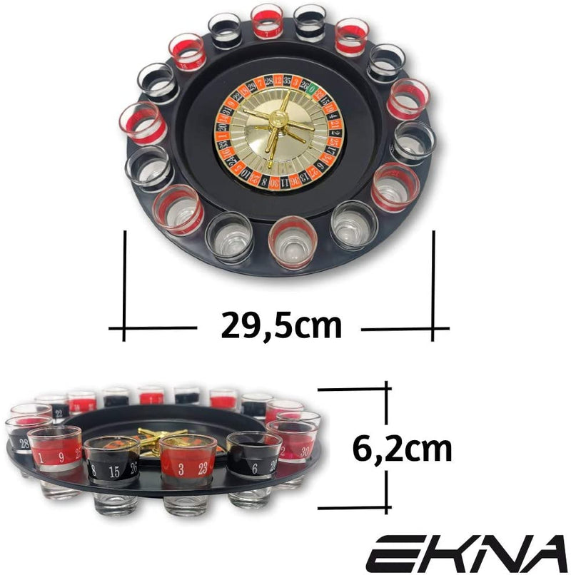EKNA Trinkspiel - Roulette - Party Zubehör - Drinking Game Roulette-TOYS_AND_GAMES-EKNA GmbH & Co. KG
