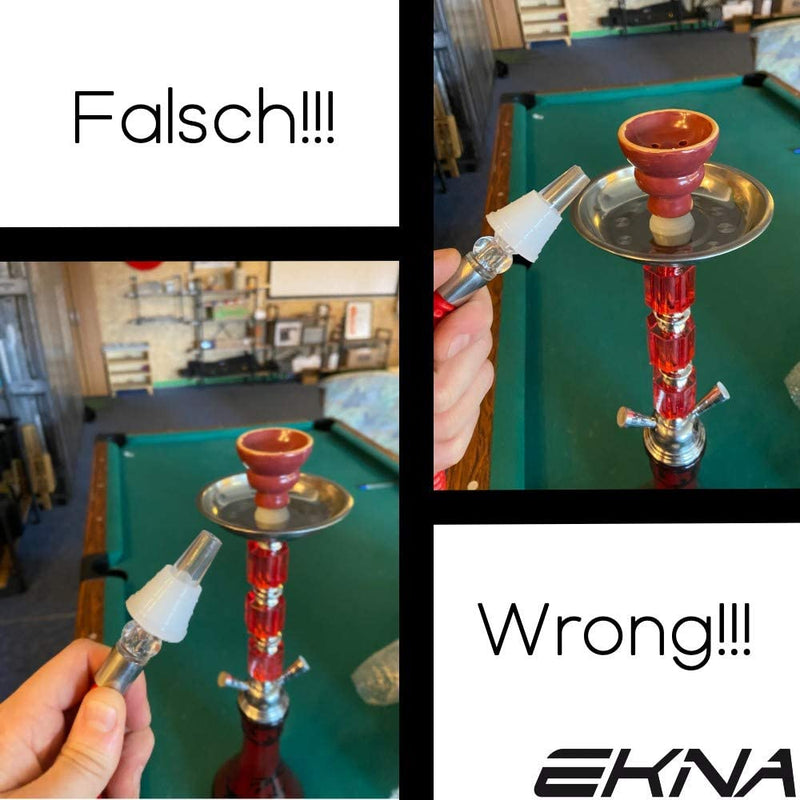 EKNA Shisha Gummidichtungen groß - 4 Stück Dichtungen - Silikondichtung Shisha-ACCESSORY-EKNA GmbH & Co. KG