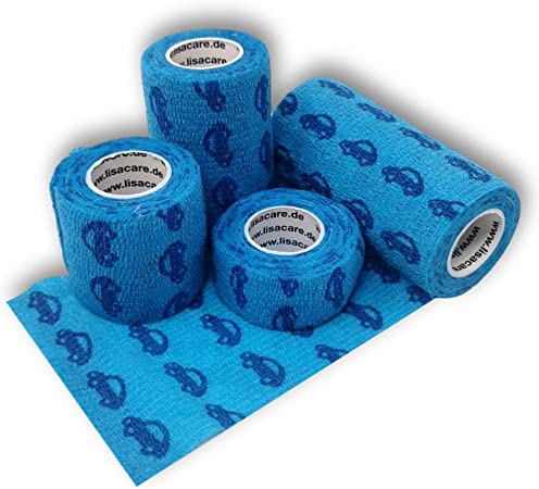 LisaCare Kohäsive Bandagen - Komplett Set mit 10cm, 7,5cm, 5cm & 2,5cm x 4,5m-HEALTH_PERSONAL_CARE-EKNA GmbH & Co. KG