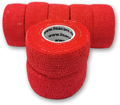 LisaCare Pflasterverband 2,5cm x 4,5m - 7er Set div. Farben LATEXFREI-HEALTH_PERSONAL_CARE-EKNA GmbH & Co. KG
