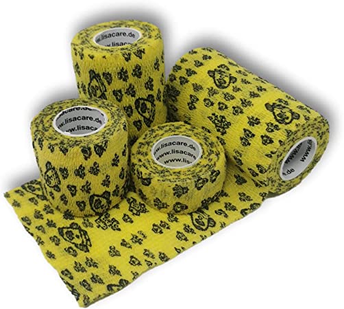 LisaCare Kohäsive Bandagen - Komplett Set mit 10cm, 7,5cm, 5cm & 2,5cm x 4,5m-HEALTH_PERSONAL_CARE-EKNA GmbH & Co. KG