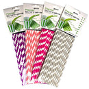 EKNA - Papier Strohhalme - Umweltfreundliche Trinkhalme - 100 Stück-HOME-EKNA GmbH & Co. KG