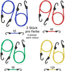 EKNA Universal-Gepäckspanner - Mit Haken - 2 Längen - Extra starke Spanngummis/Spanngurte-AUTO_ACCESSORY-EKNA GmbH & Co. KG