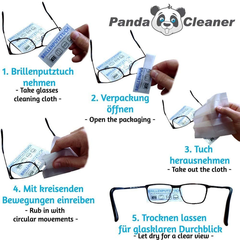 PandaCleaner Reinigungstücher - Schlierenfreie Putztücher 50/100/200 Stück-Reiniger-EKNA GmbH & Co. KG