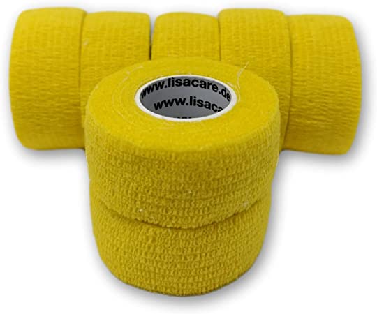 LisaCare Pflasterverband 2,5cm x 4,5m - 7er Set div. Farben LATEXFREI-HEALTH_PERSONAL_CARE-EKNA GmbH & Co. KG