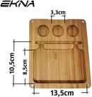 EKNA Drehbox Holz - Drehunterlage - Magnetisch Verschließbar - 15,5cmx18cmx4cm-HOME-EKNA GmbH & Co. KG