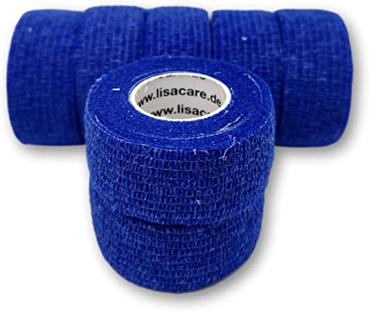 LisaCare Pflasterverband 2,5cm x 4,5m - 7er Set div. Farben LATEXFREI-HEALTH_PERSONAL_CARE-EKNA GmbH & Co. KG