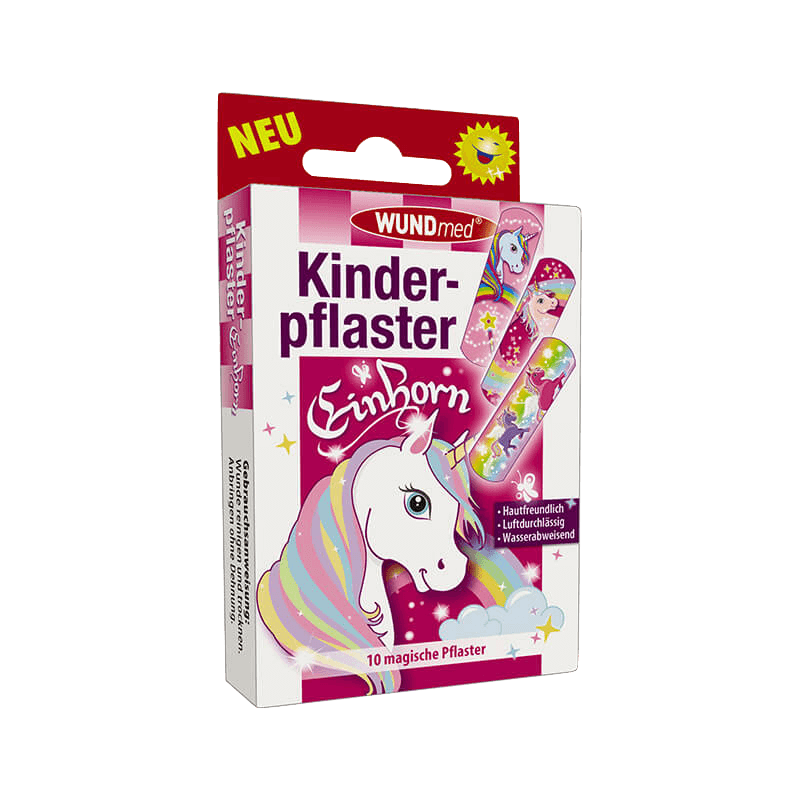 Wundmed® 50x Kinderpflaster - Muster Einhorn-HEALTH_PERSONAL_CARE-EKNA GmbH & Co. KG