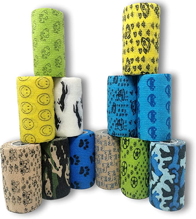 LisaCare Bandage 10cm x 4,5m - 12er Set div. Farben-PET_SUPPLIES-EKNA GmbH & Co. KG