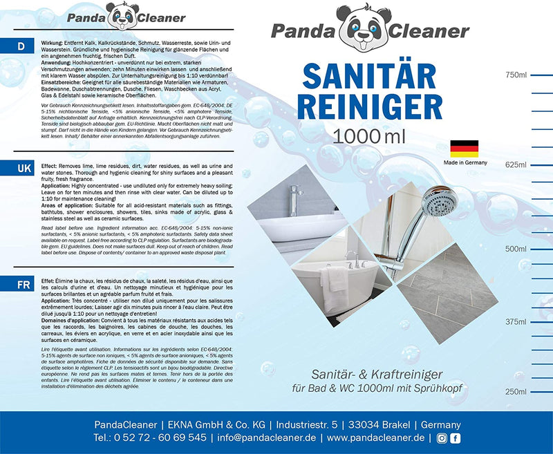 PandaCleaner® Reinigungsmittel Haushalt Set-Reiniger-EKNA GmbH & Co. KG