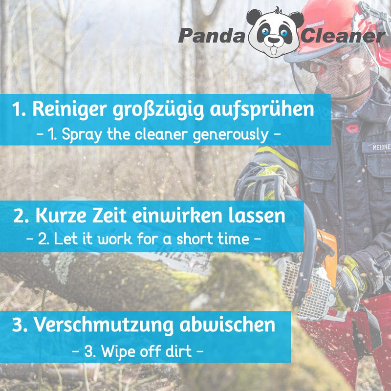 PandaCleaner Kettensägen-Reiniger - Sprühflasche div. Größen F-Reiniger-EKNA GmbH & Co. KG
