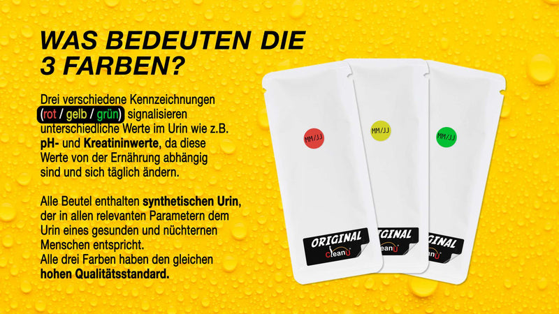 Clean Urin - Das Original von CleanU - Doppelpack 2x25ml - Fake Urin (100% synthetisch)-EKNA GmbH & Co. KG