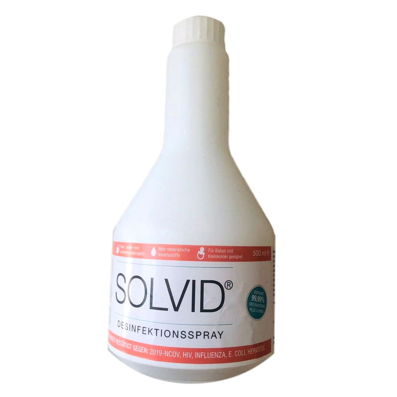 SOLVID® Desinfektionsflüssigkeit zum Nachfüllen 500ml (35,90 €/L)-Desinfektionsmittel-EKNA GmbH & Co. KG