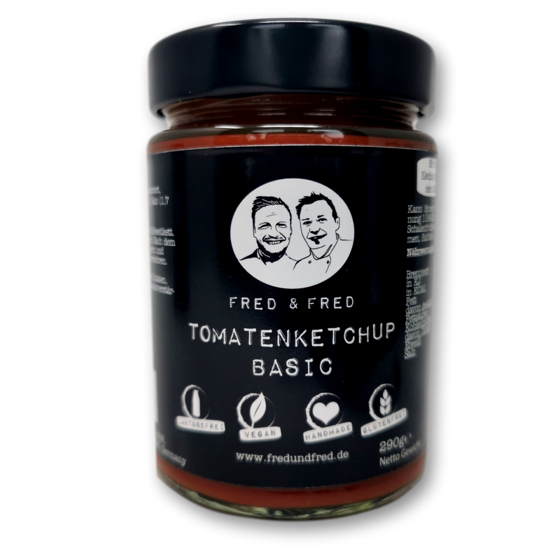 Fred & Fred Tomatenketchup - 290g Glas - versch. Geschmacksrichtungen (17,07 €/kg)-EKNA GmbH & Co. KG