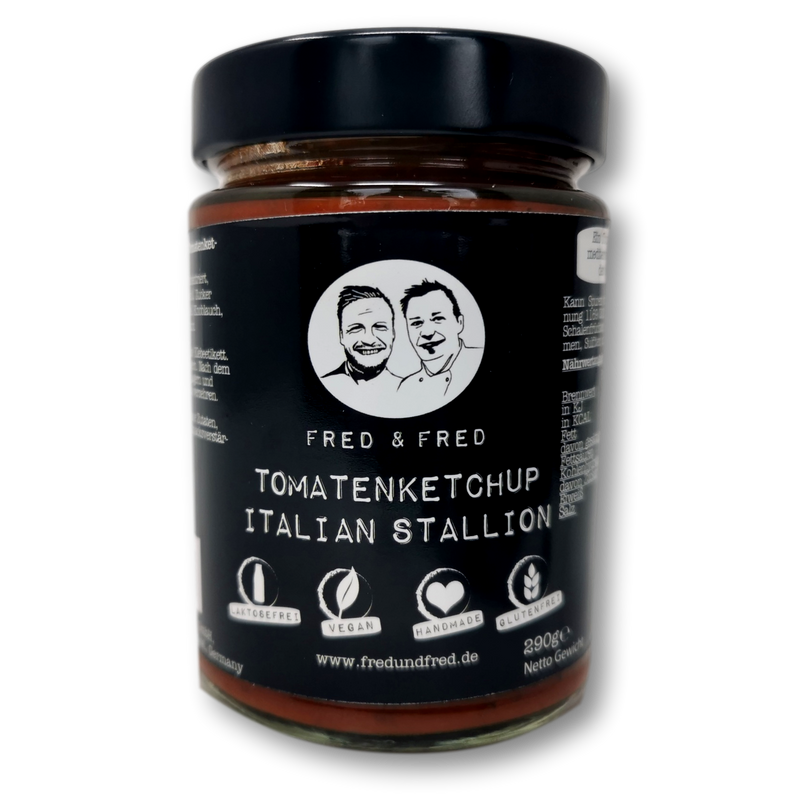 Fred & Fred Tomatenketchup - 290g Glas - versch. Geschmacksrichtungen (17,07 €/kg)-EKNA GmbH & Co. KG