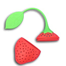 EKNA - Teekugeln - Teeei/Teesieb/Teefilter Silikon - Zitrone & Erdbeere - für Teeliebhaber - 2er Set-HOME-EKNA GmbH & Co. KG