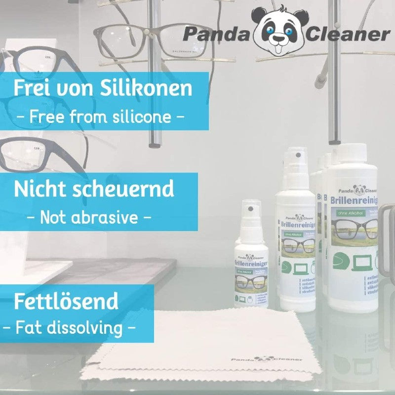 Pandacleaner Brillenreiniger Nachfüllset 2x250ml-Reiniger-EKNA GmbH & Co. KG