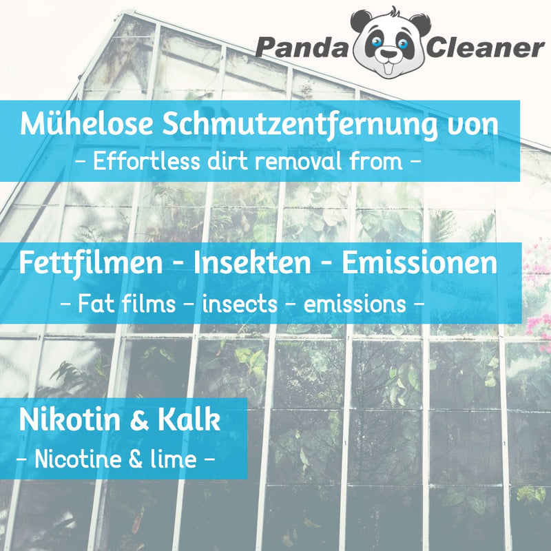 PandaCleaner Glasreiniger-Konzentrat - div. Größen-Reiniger-EKNA GmbH & Co. KG