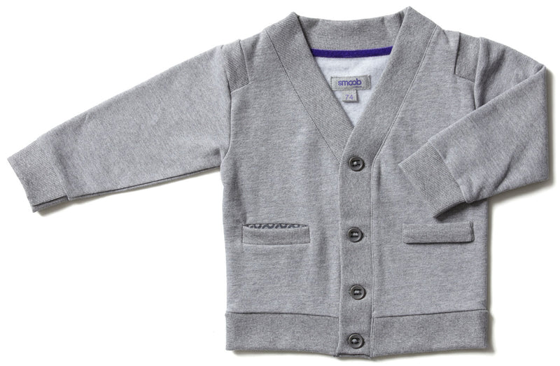 smoob bana gardigan Baby Gardigan für Junge & Mädchen - Unisex Babybekleidung/Babygardigan für Frischlinge - 100% Baumwolle mit Knopfleiste-Babykleidung-EKNA GmbH & Co. KG