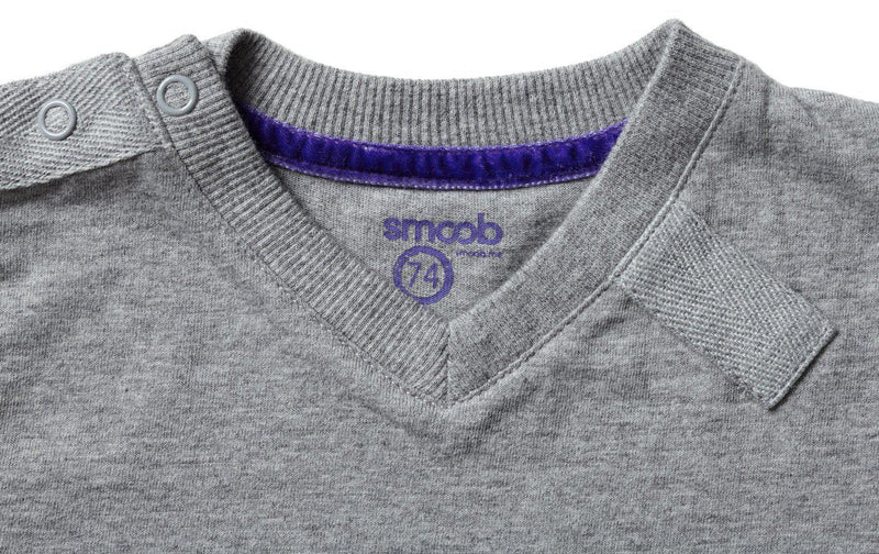 smoob Ada Tee - Baby T-Shirt für Jungen & Mädchen mit Halterung Schnullerkette-Babykleidung-EKNA GmbH & Co. KG