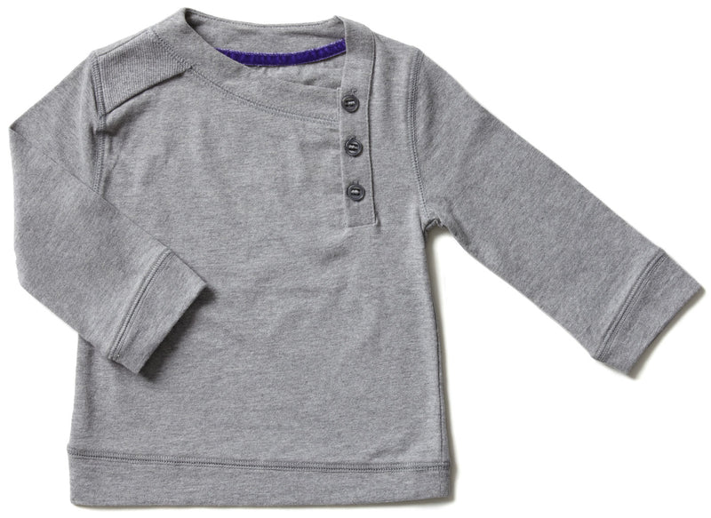 smoob greg Longsleeve Baby Langarmshirt für Junge & Mädchen - Unisex Babybekleidung für Frischlinge - 100% Baumwolle mit V-Ausschnitt-Babykleidung-EKNA GmbH & Co. KG