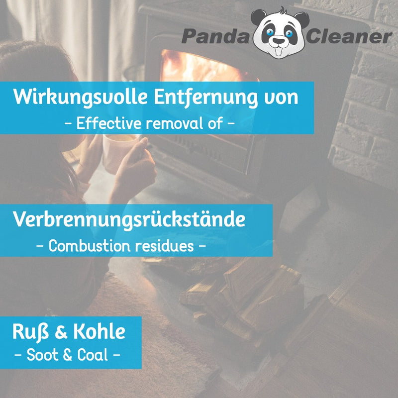 PandaCleaner Kaminscheibenreiniger & Rußentferner - Div. Größen-Reiniger-EKNA GmbH & Co. KG