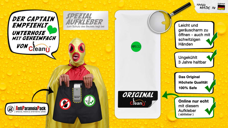 CleanUrin® das Original von CleanU® - Doppelpack 2x25ml - Fake Urin (100% synthetisch)-HOME-EKNA GmbH & Co. KG