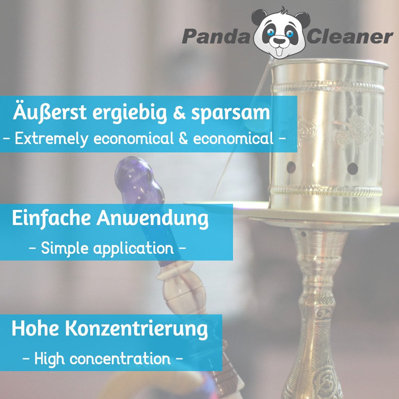 PandaCleaner® Wasserpfeifenreiniger - 1000ml Konzentrat-Reiniger-EKNA GmbH & Co. KG